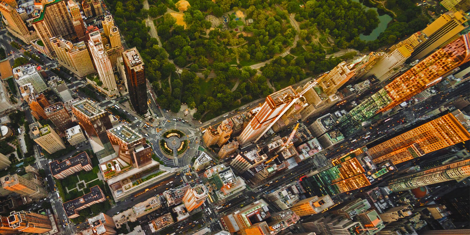 Bird's Eye View of the Metro New York